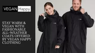 Buy Vegan All-Weather Camping Coat Online