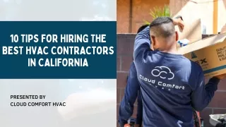 10 Tips for Hiring the Best HVAC Contractors in California
