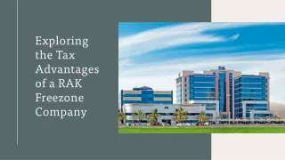 Exploring the Tax Advantages of a RAK Freezone Company