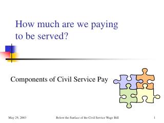 How much are we paying to be served?