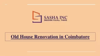Old House Renovation in Coimbatore