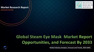 Steam Eye Mask Market Growing Demand and Huge Future Opportunities by 2033