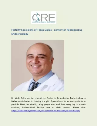 Fertility Specialists of Texas Dallas - Center for Reproductive Endocrinology