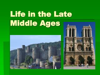 Life in the Late Middle Ages