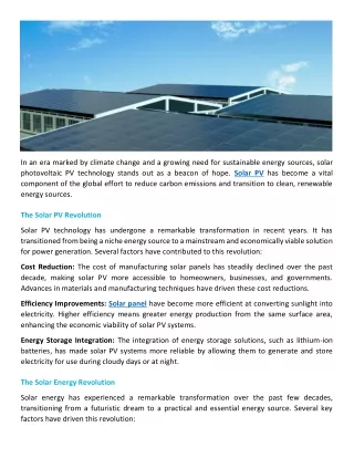 Best Solar panel manufacturer Company