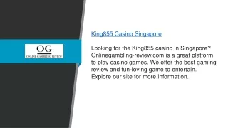 King855 Casino Singapore Onlinegambling-review.com