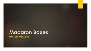 Macaron Boxes