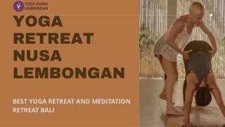 YOGA RETREAT NUSA LEMBONGAN