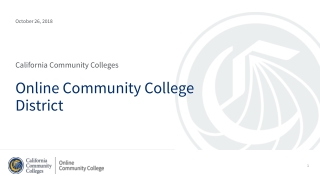 Online Community College District