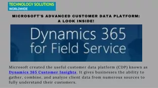 Using Dynamics 365 Customer Insights to Unlock Customer Data