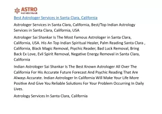 Best Astrologer Services in Santa Clara