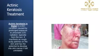 Actinic keratosis treatment ibn Dubai