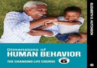 DOWNLOAD PDF Dimensions of Human Behavior: The Changing Life Course