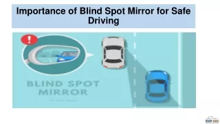 Importance of Blind Spot Mirror for Safe Driving