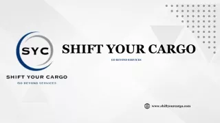 SHIFT YOUR CARGO