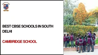 Best CBSE Schools in South Delhi