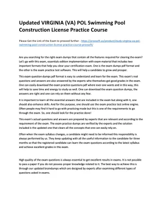 Download ARIZONA (AZ) B-5 GENERAL SWIMMING POOL CONTRACTOR License Practice Cour