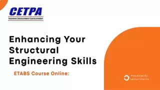 ETABS Course Online Enhancing Your Structural Engineering Skills