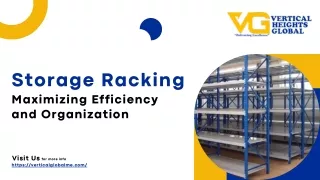 Storage Racking Maximizing Efficiency and Organization