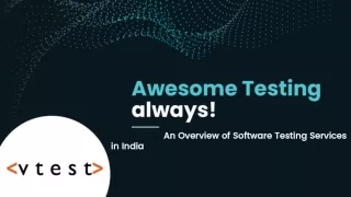 Software Testing services in India