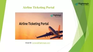 Airline Ticketing Portal