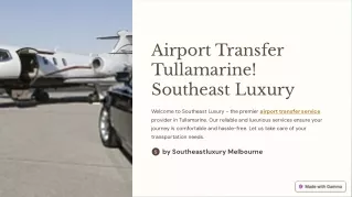 Airport-Transfer-Tullamarine-Southeast-Luxury