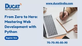 Pdf of From Zero to Hero Mastering Web Development with Python