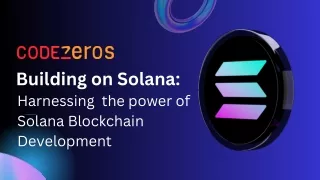 Solana Blockchain Development ppt