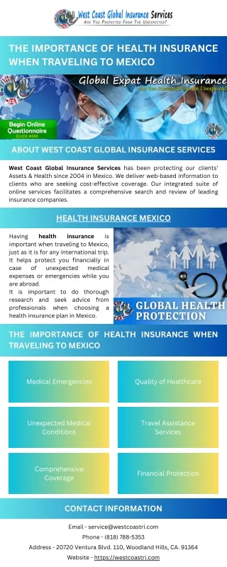 The Importance of Health Insurance When Traveling to Mexico