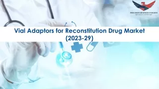 Vial Adaptors for Reconstitution Drug Market Size, Growth Research Report 2029