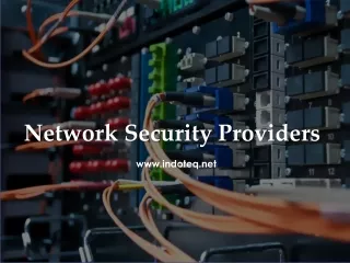 Network Security Providers - www.indoteq.net