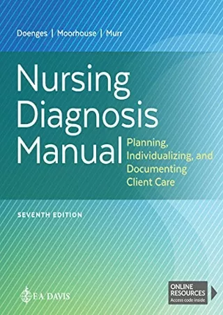 (PDF/DOWNLOAD) Nursing Diagnosis Manual Planning, Individualizing, and Documenti