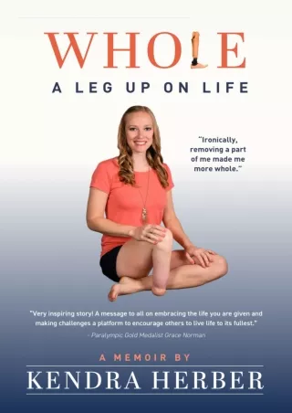 PDF KINDLE DOWNLOAD WHOLE: A Leg Up On Life android