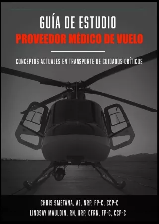 [PDF] READ] Free Guía de Estudio Proveedor Médico de Vuelo: Current Concepts in