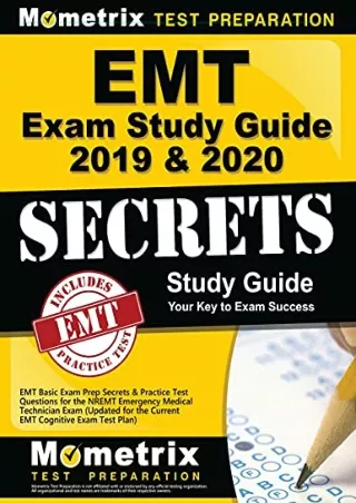 PDF Download EMT Exam Study Guide 2019 & 2020: EMT Basic Exam Prep Secrets & Pra