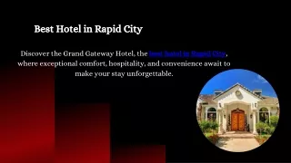 Best Hotel in Rapid City