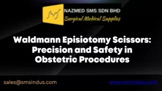 Waldmann Episiotomy Scissors Precision and Safety in Obstetric Procedures