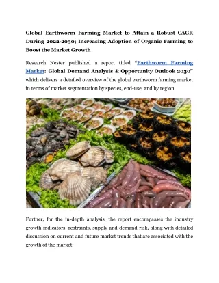 Earthworm Farming Market