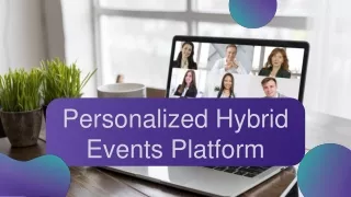 Personalized Hybrid Events Platform