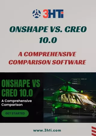 Onshape vs. Creo 10.0 A Comprehensive Comparison