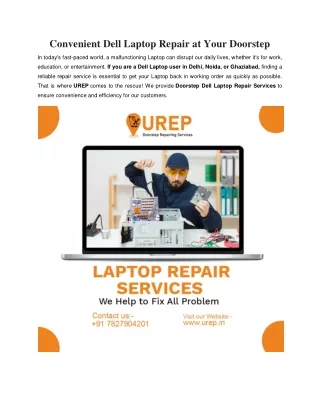 Dell Laptop Repair Shop Near Me - UREP
