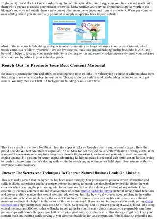 This Is Your Brain on profile backlinks service