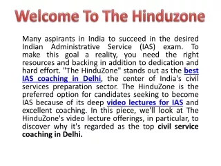 video lectures for IAS