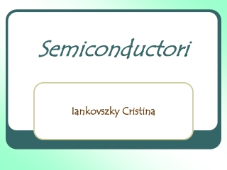 Semiconductori