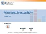 Bariatric Surgery Survey