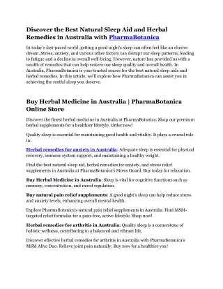 Buy natural pain relief supplements