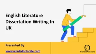 English Literature Dissertation Writing In UK