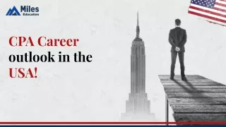 CPA Career Outlook in the USA