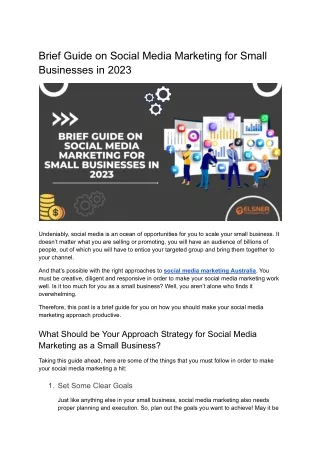Social Media Marketing_ The Ultimate Small Business Guide for 2023
