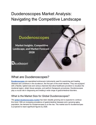 Duodenoscopes Market